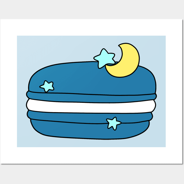 Star and Moon Macaroon Wall Art by saradaboru